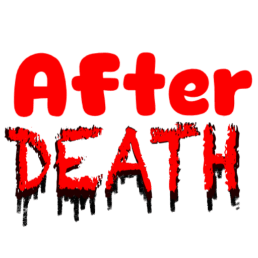 logo text of the title of the webcomic called "After Death"